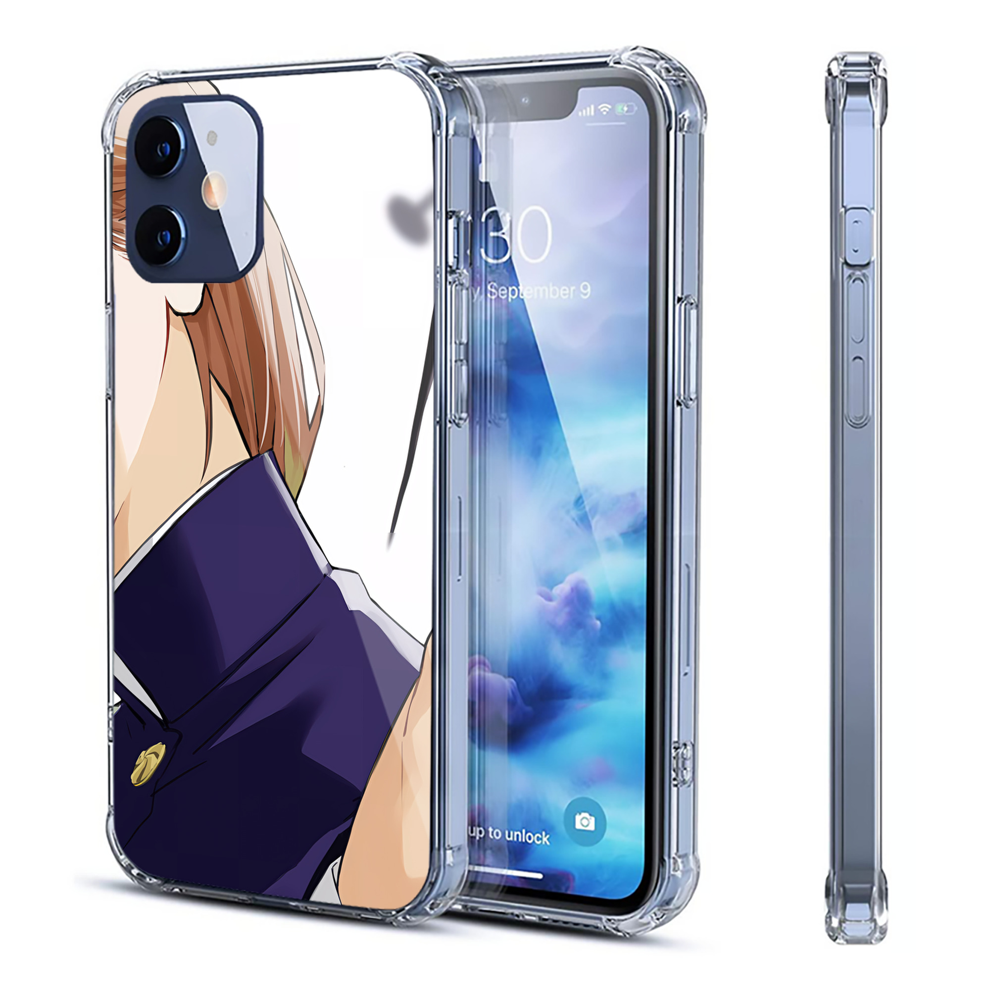 （画像用） SPY×FAMILY间谍家家酒 【iPhone 12シリーズ対応】透明スマホケース（クリアソフトケース）